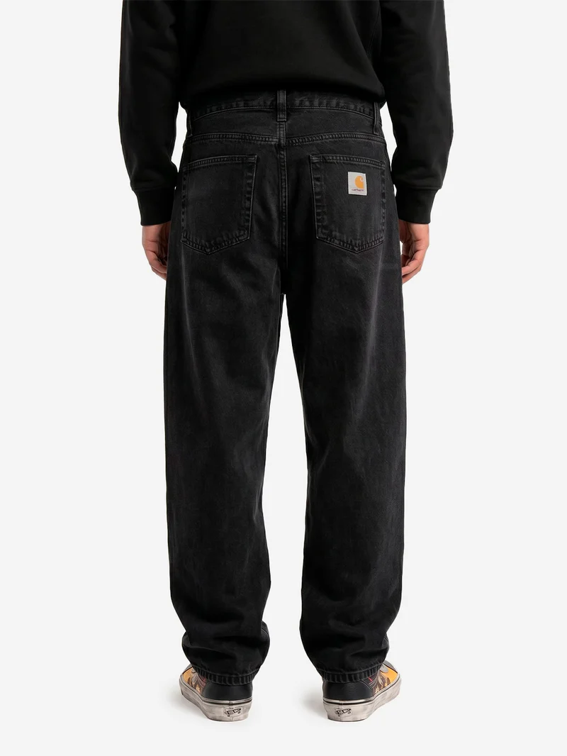 Pantaloni 'Landon' in denim nero
