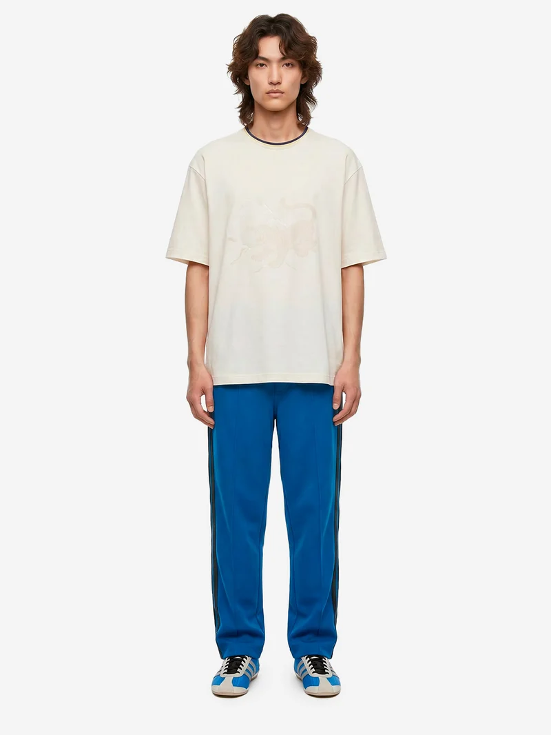 Y3 x Wales Bonner Pantaloni track blu