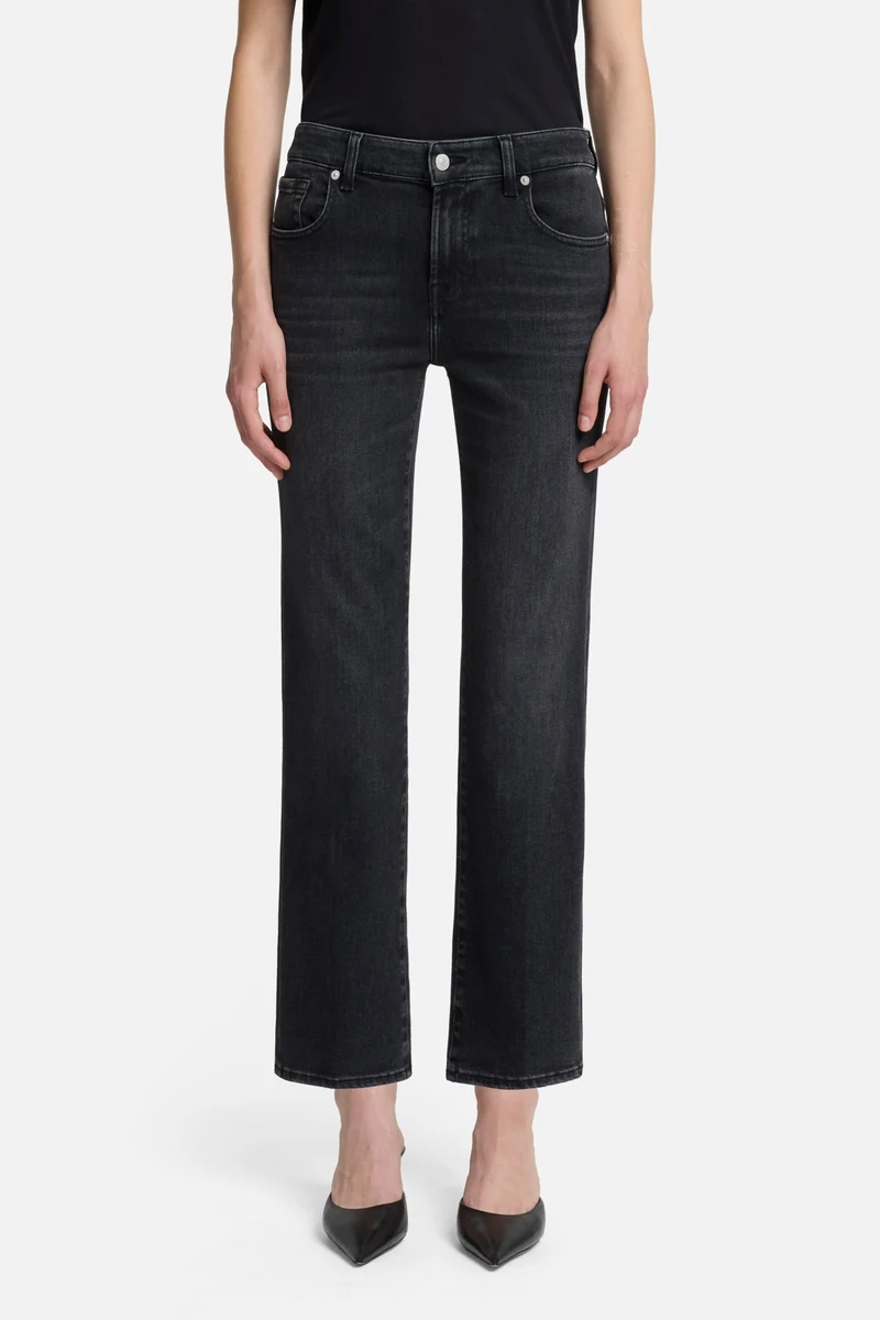 Luxe Vintage Calie Straight Ankle in Bottomline