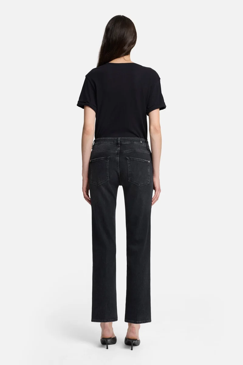 Luxe Vintage Calie Straight Ankle in Bottomline