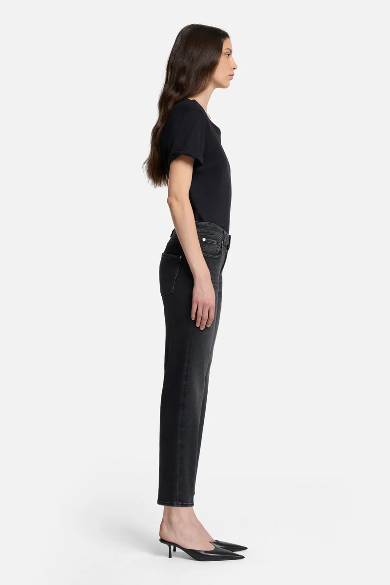 Luxe Vintage Calie Straight Ankle in Bottomline