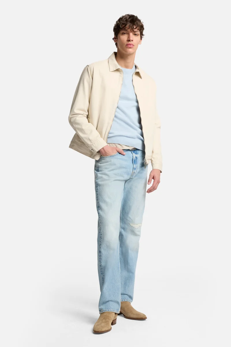 MANKIND Padded Harrington Jacket In Sunfaded Sand