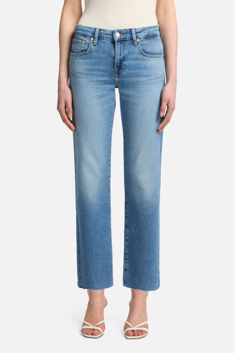 Luxe Vintage Calie Straight Ankle in Fancy