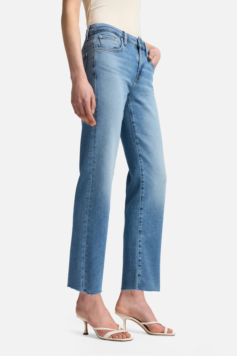 Luxe Vintage Calie Straight Ankle in Fancy