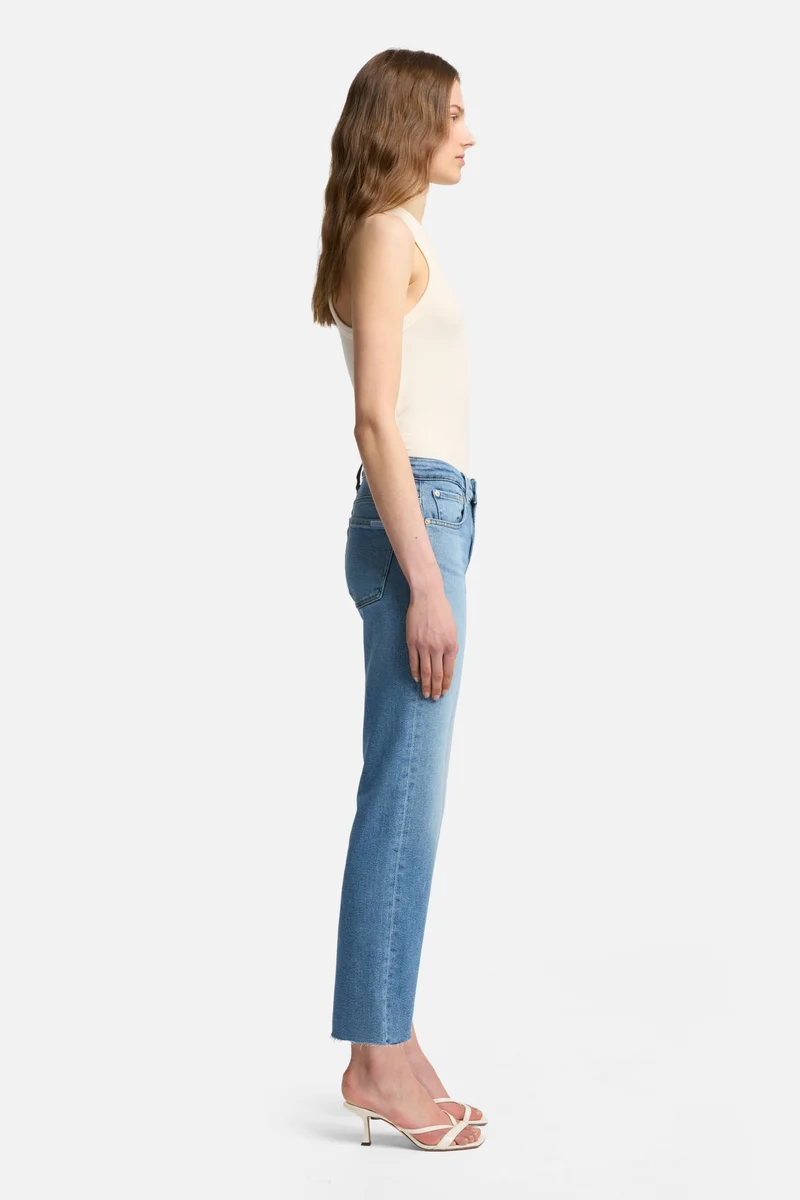 Luxe Vintage Calie Straight Ankle in Fancy