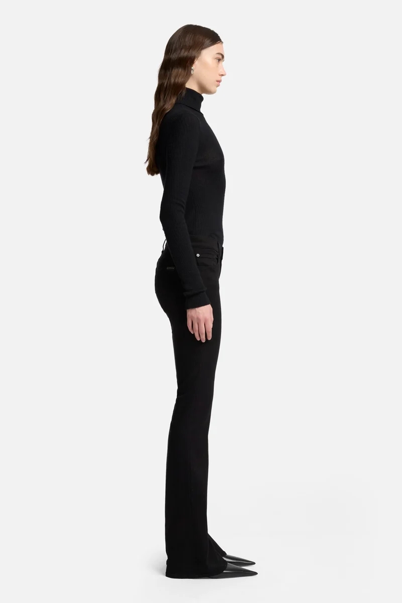 B(Air) Bootcut in Rinsed Black