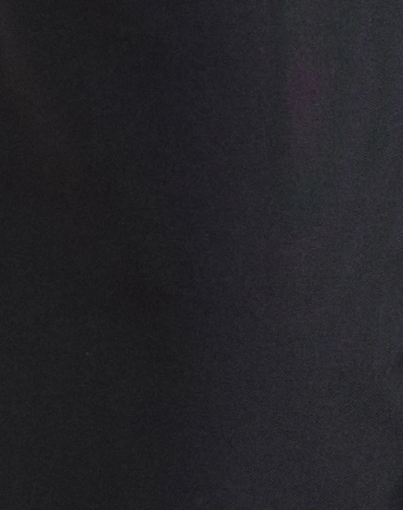 Geza Longline-Shorts in Tailoring Black