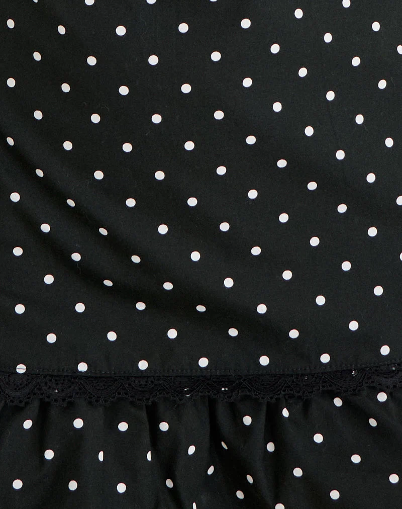 Tavita Minikleid in „Basic Polka Black“