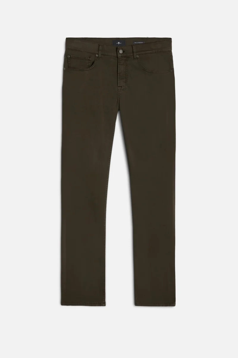 Luxe Performance Sateen The Straight In Dark Olive