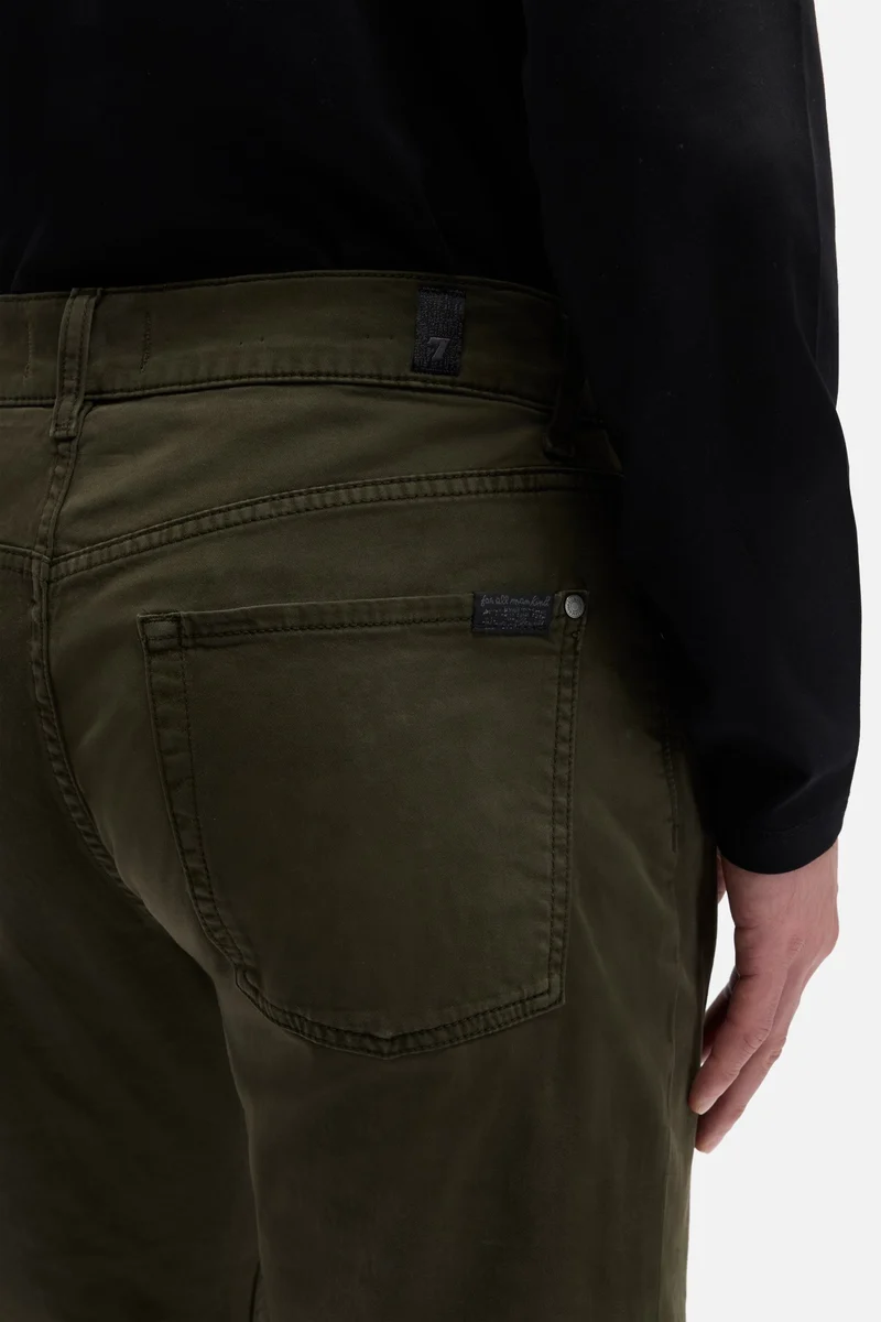 Luxe Performance Sateen The Straight In Dark Olive