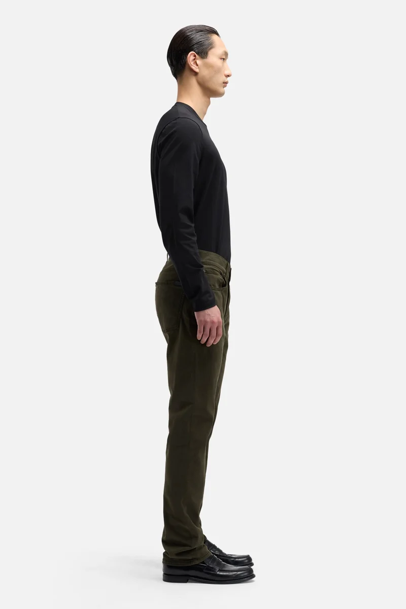Luxe Performance Sateen The Straight In Dark Olive