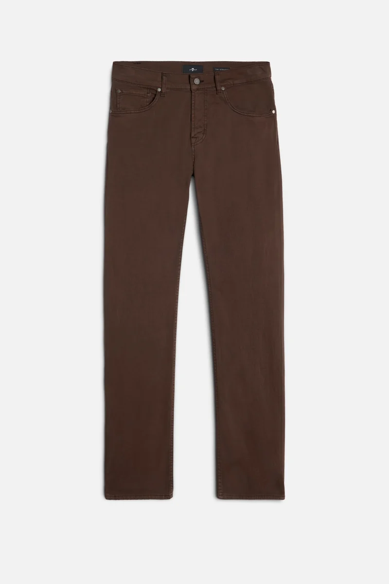Luxe Performance Sateen The Straight In Coffee Bean