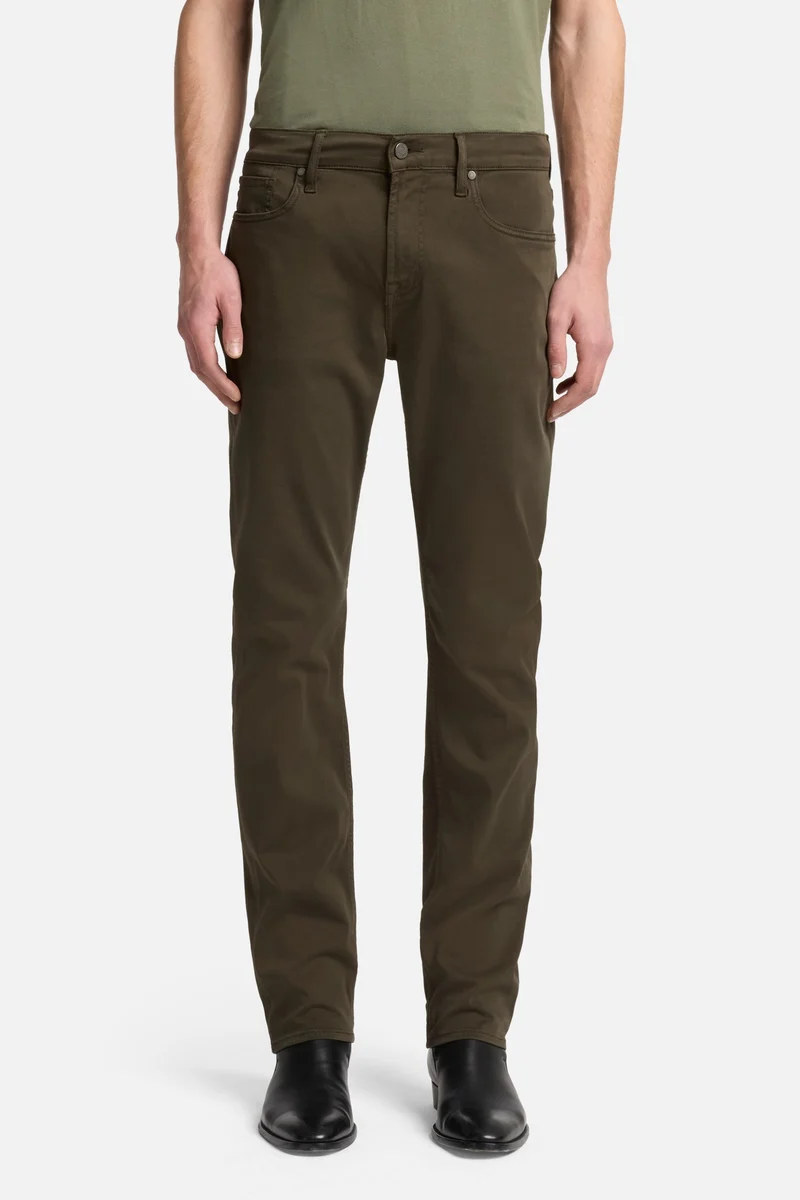 Luxe Performance Sateen Slimmy In Dark Olive