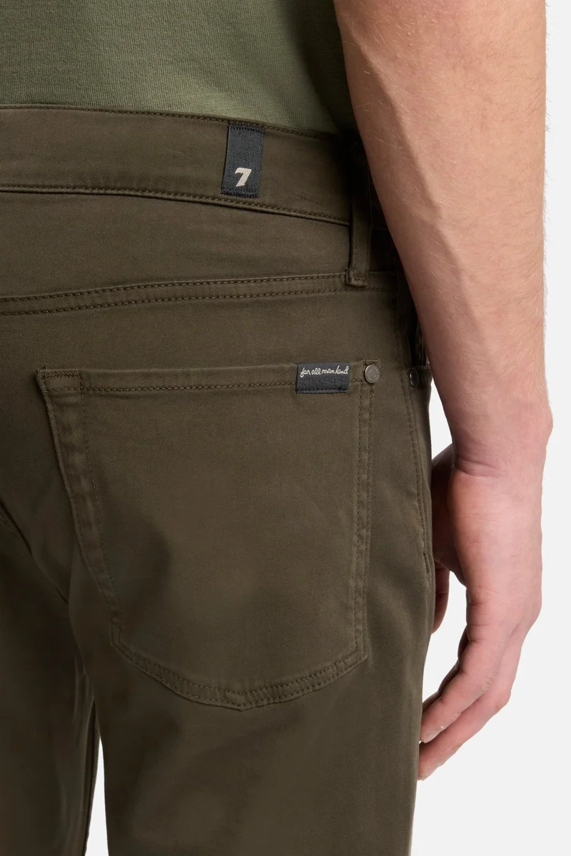 Luxe Performance Sateen Slimmy In Dark Olive