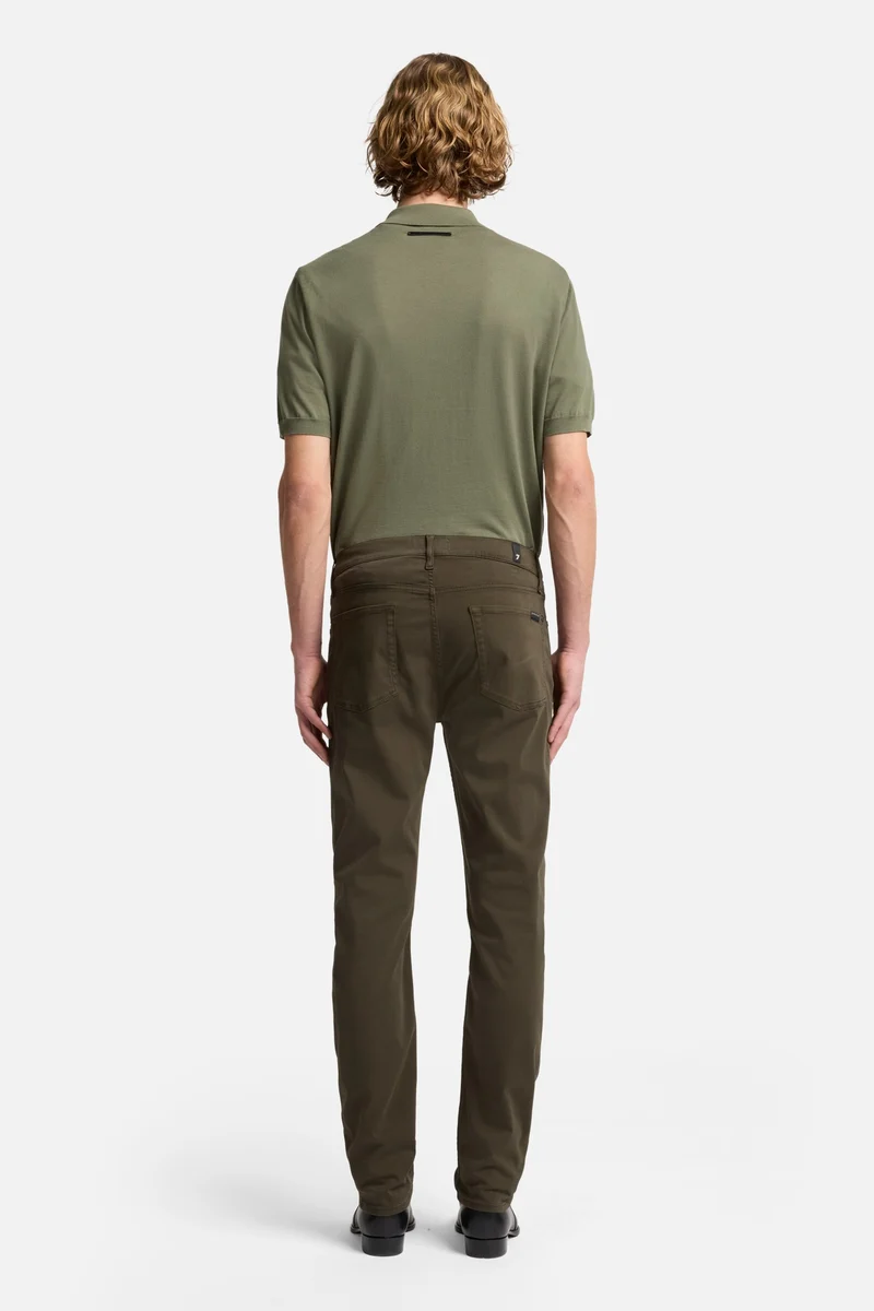 Luxe Performance Sateen Slimmy In Dark Olive