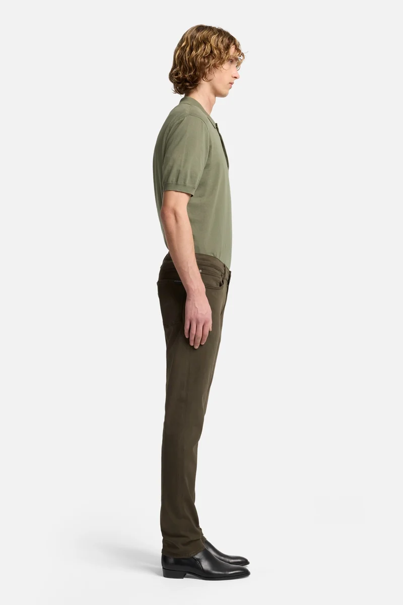 Luxe Performance Sateen Slimmy In Dark Olive