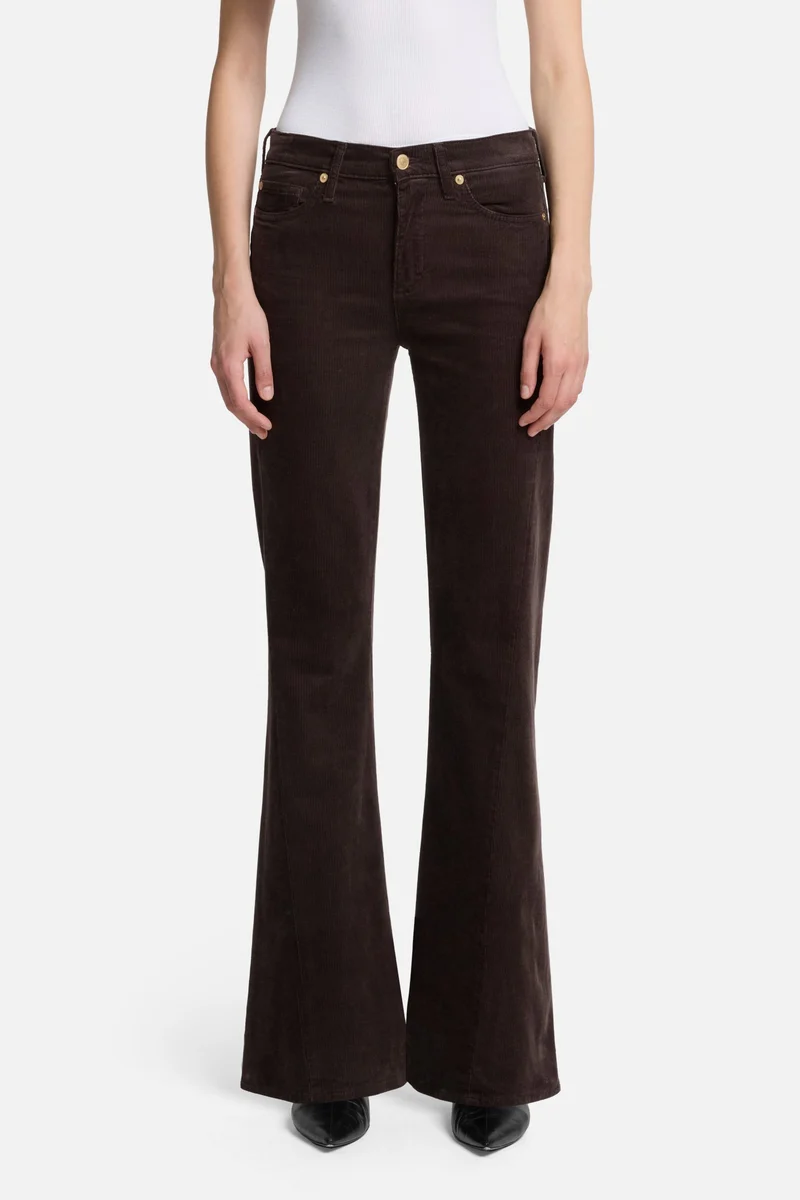 Corduroy Twisted Tailorless Dojo in Coffee Bean