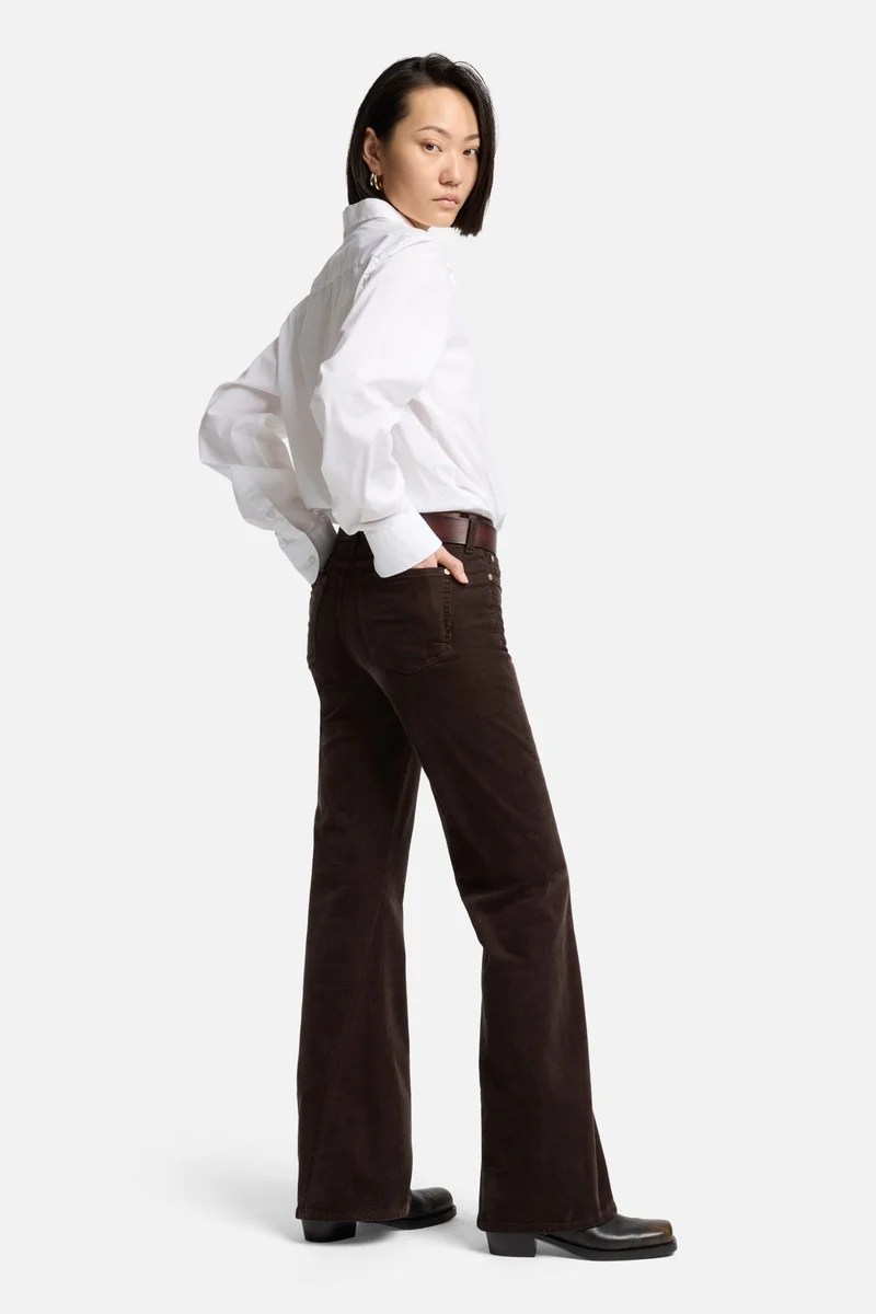 Corduroy Twisted Tailorless Dojo in Coffee Bean