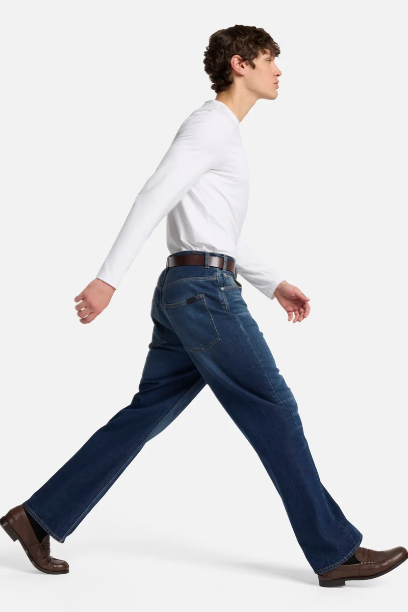 MANKIND Twisted Wide Leg Jean In Enduring