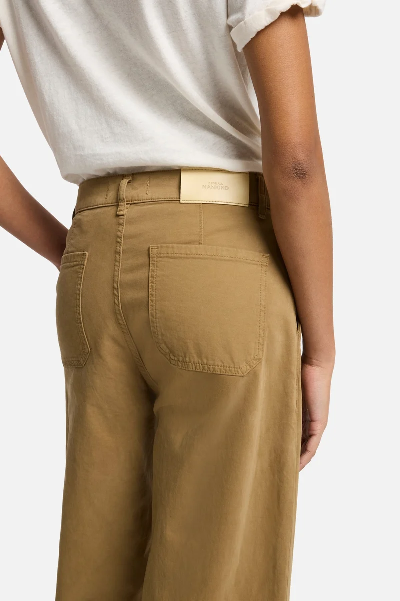 Comfort Twill Bonnie Barrel Leg in Sand Storm