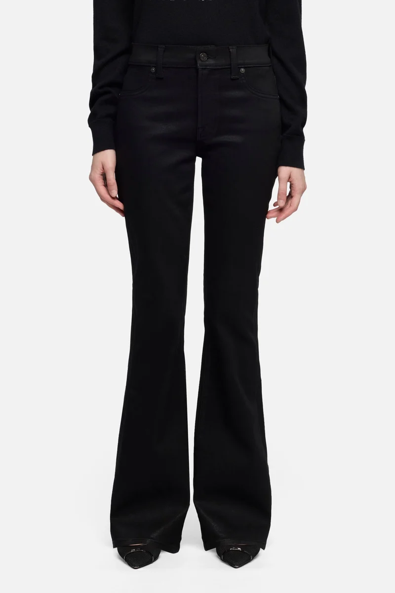 Tailorless Coated Bootcut in Black