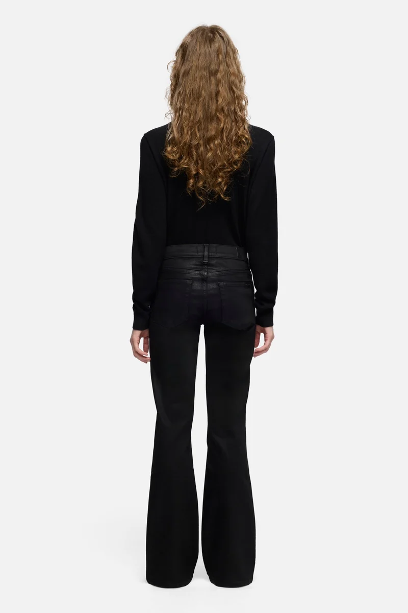 Tailorless Coated Bootcut in Black