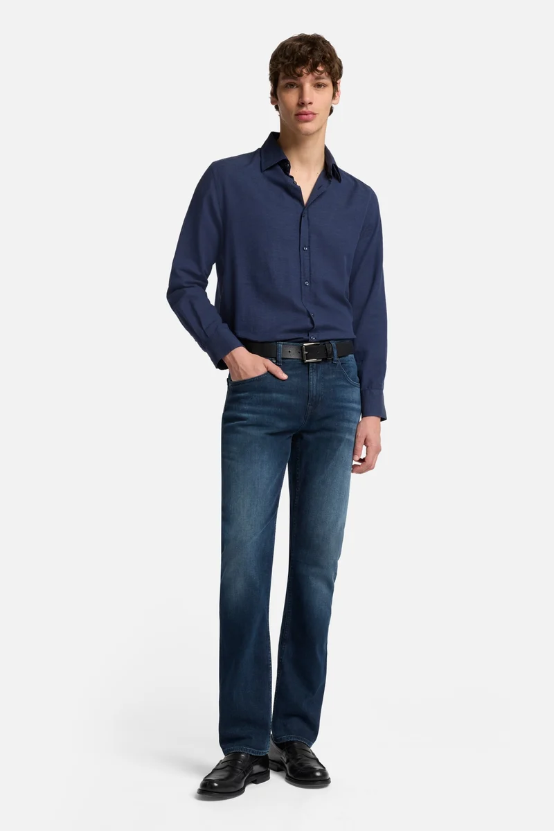 Luxe Performance Straight in Dark Blue