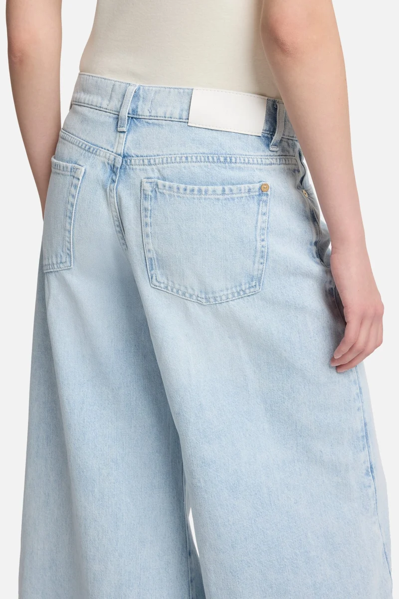 Willow Palazzo Wide Leg in Clean Slate