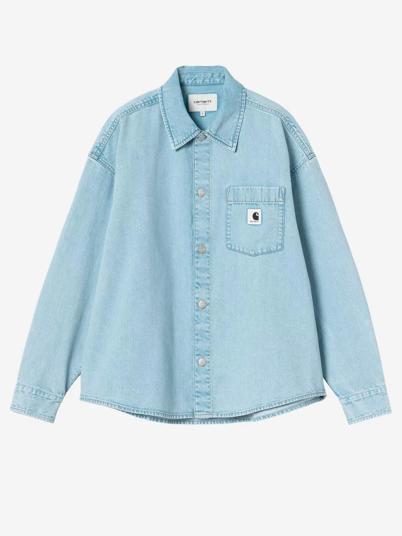 W' Giacca Camicia 'Alta' in denim blu chiaro