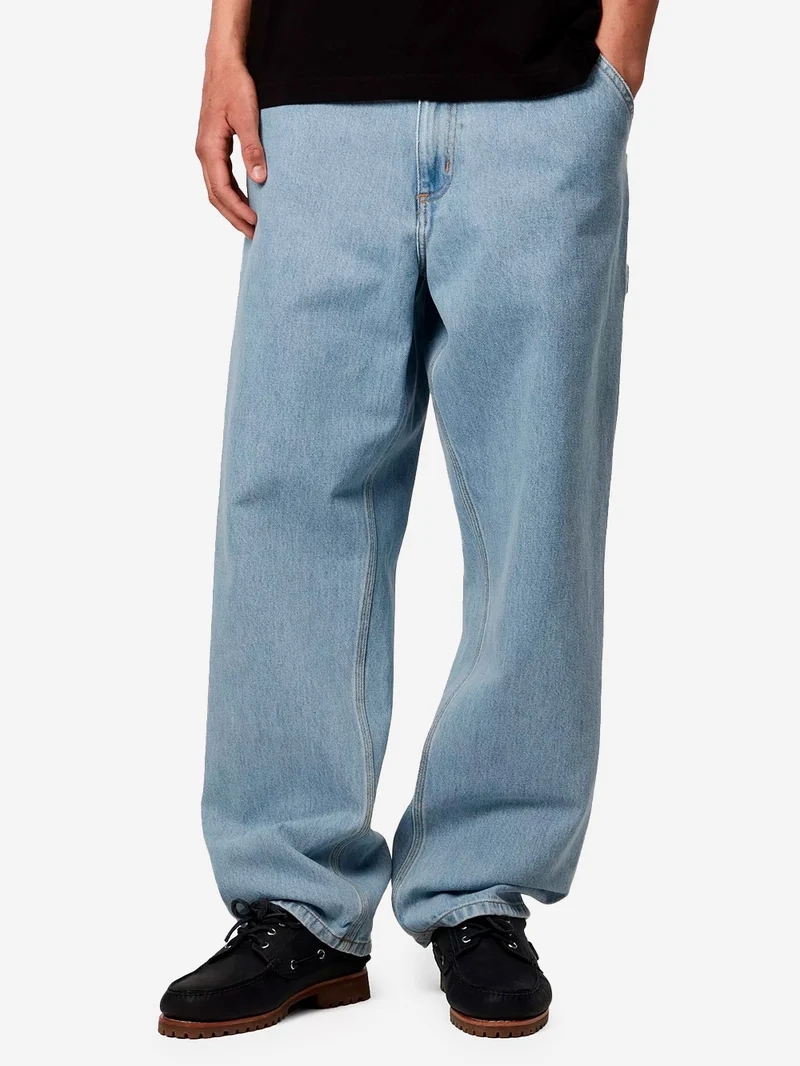 Pantaloni 'Single Knee' blu chiaro