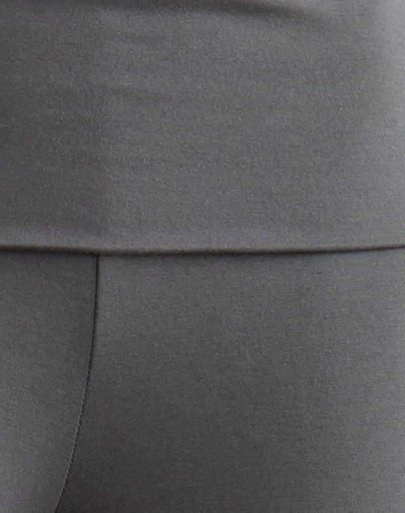 Coreta-Hose mit Umschlag in Spiral-Anthrazit