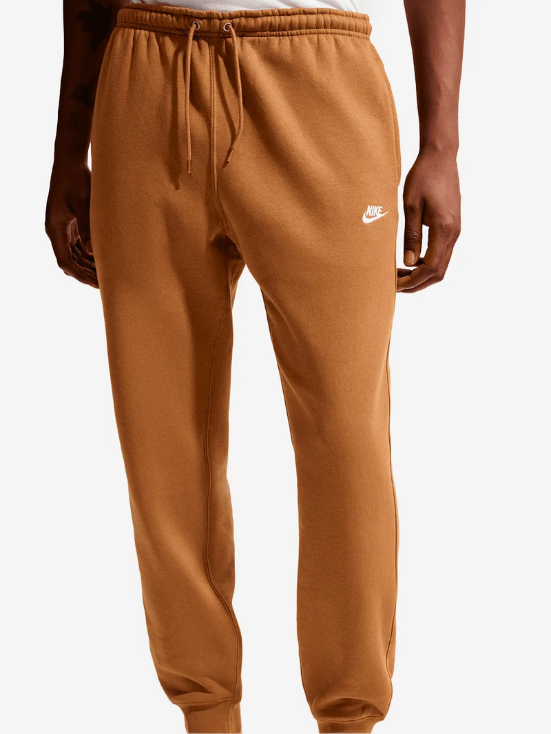 Pantaloni jogger marrone chiaro con Swoosh