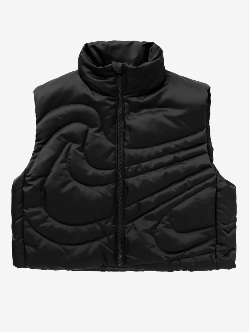 Smanicato oversize in piumino con Swoosh