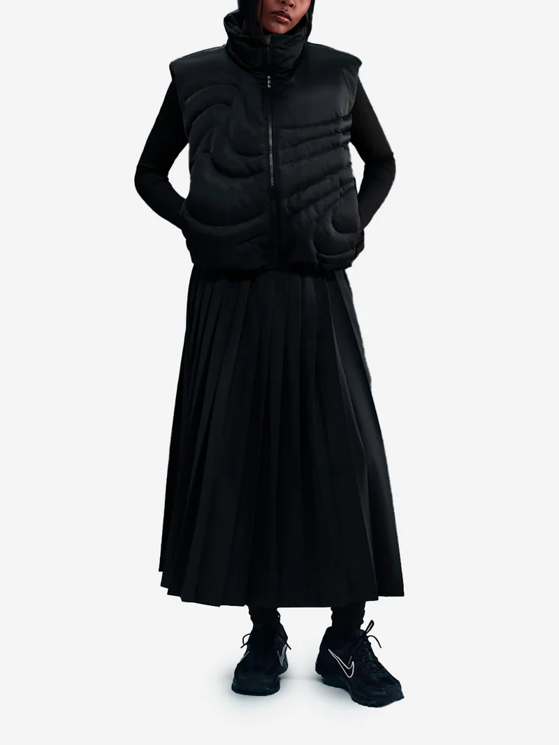 Smanicato oversize in piumino con Swoosh
