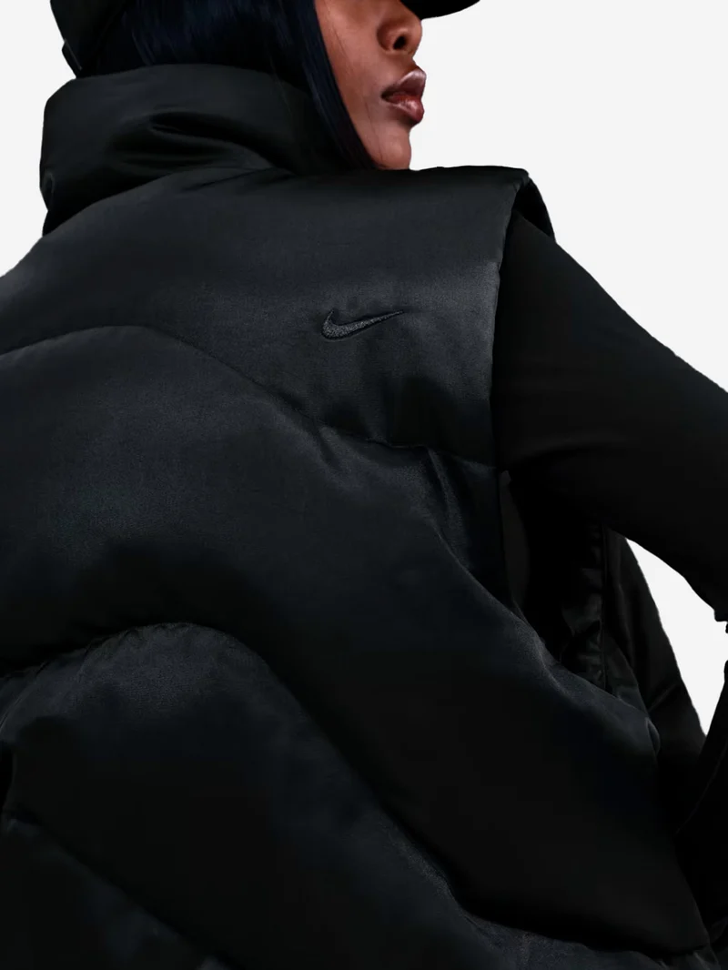 Smanicato oversize in piumino con Swoosh