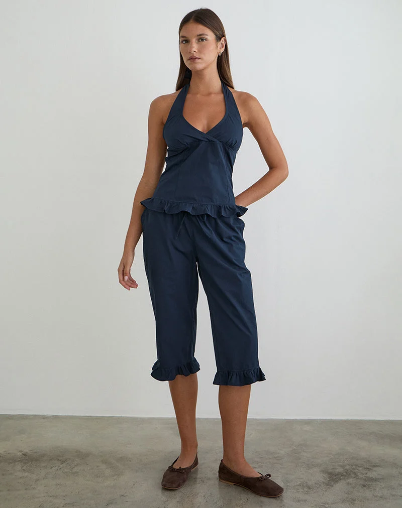 Tenison Capri-Hose in Dunkelblau