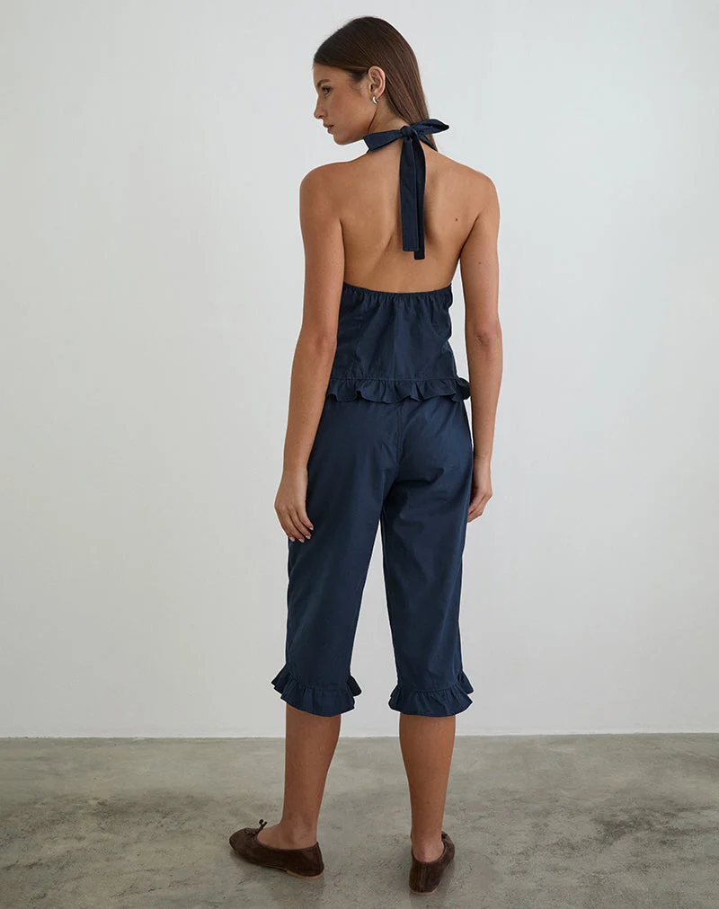 Tenison Capri-Hose in Dunkelblau
