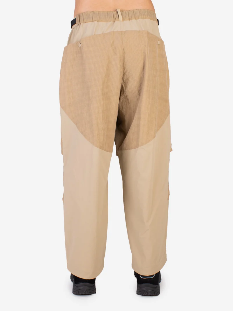 Pantaloni utility shell beige