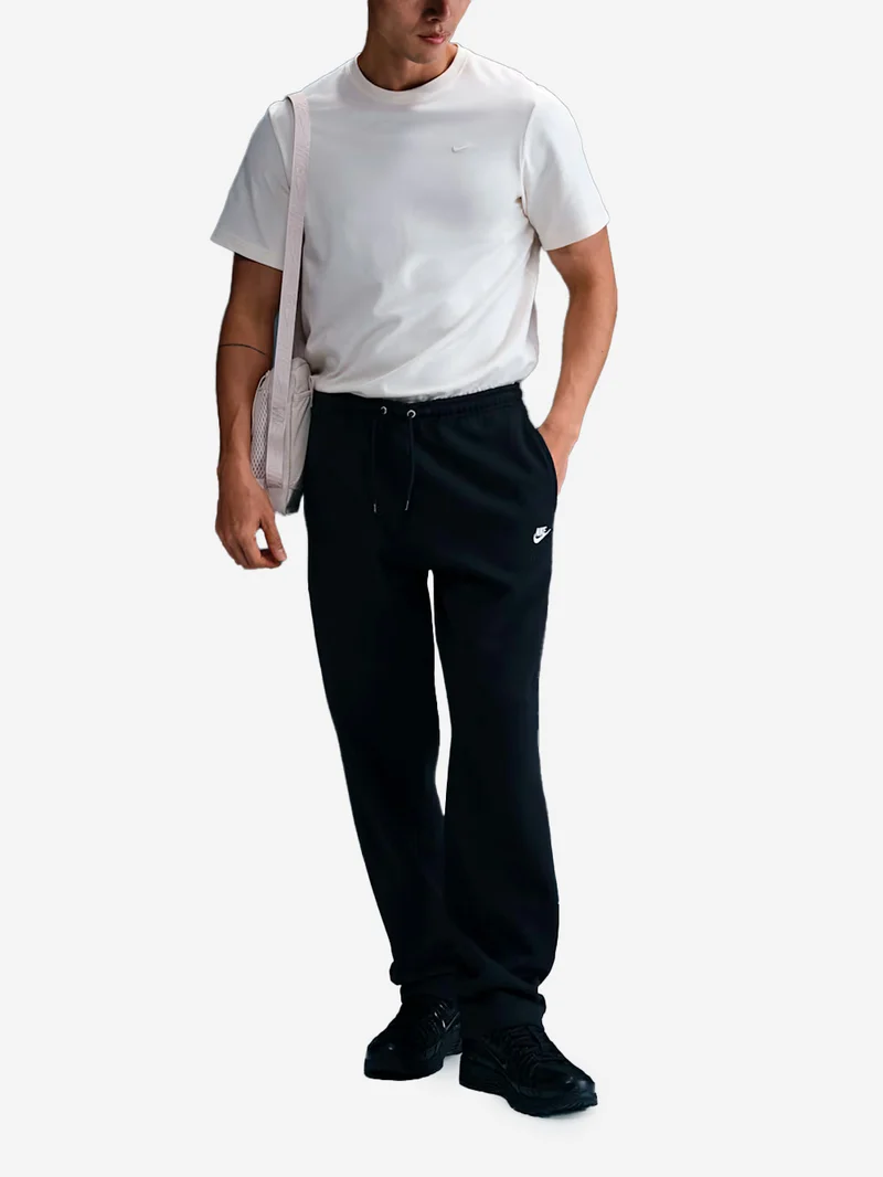 Pantaloni in fleece con orlo aperto