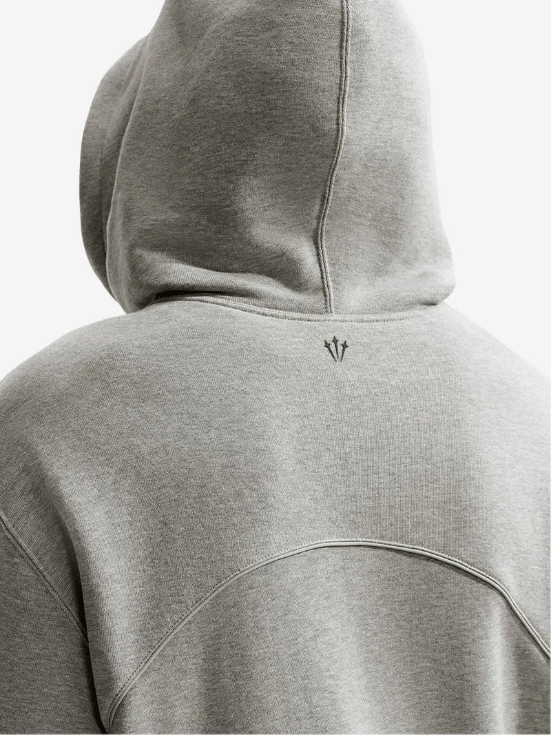 x Drake NOCTA Felpa grigia in fleece con cappuccio CS 2