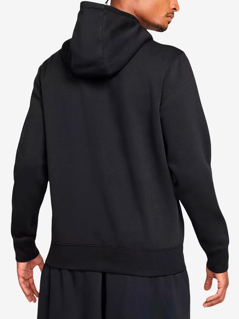 Felpa con cappuccio e zip a tutta lunghezza in fleece