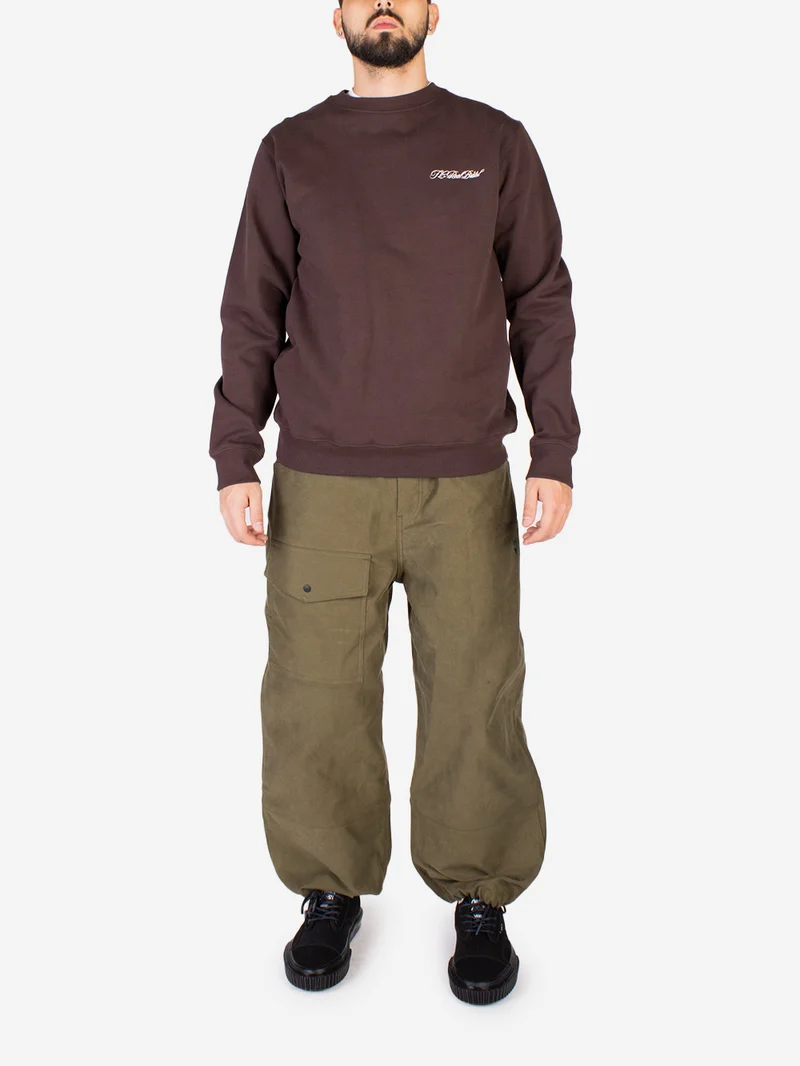 Pantaloni Belted OPP in cotone spazzolato