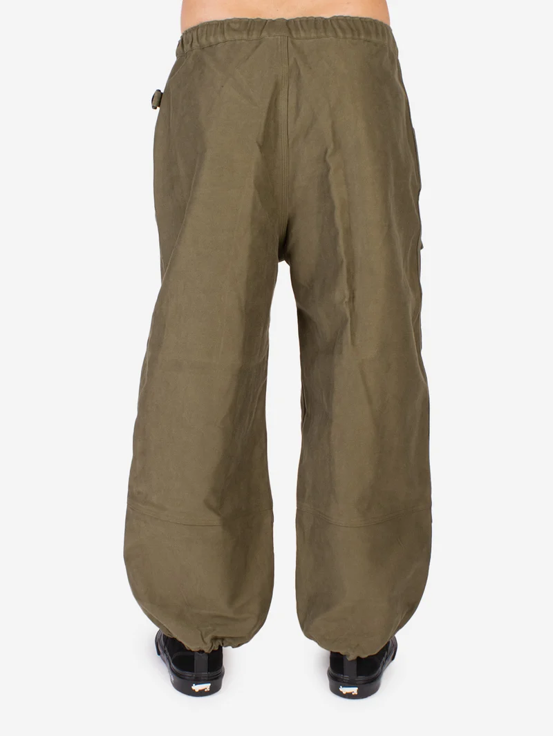 Pantaloni Belted OPP in cotone spazzolato