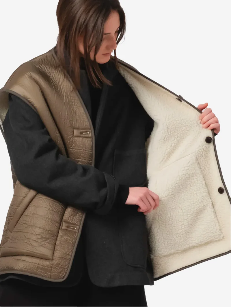 Gilet Lungo Reversibile
