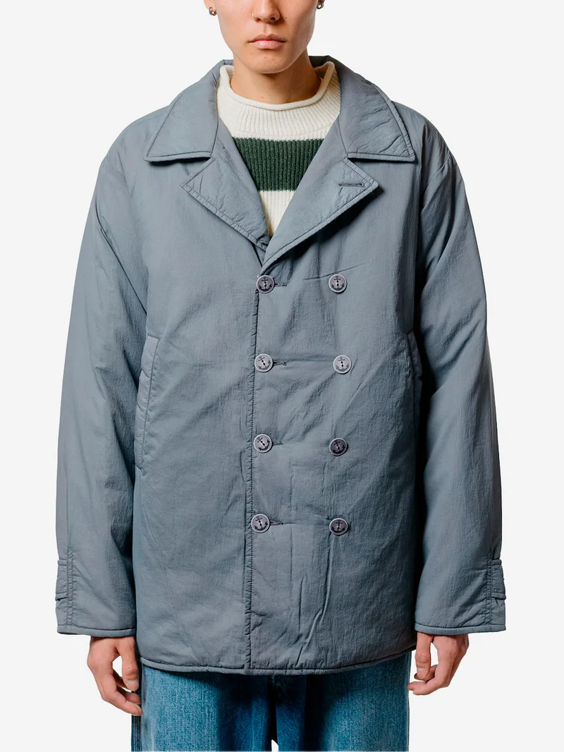 P-Coat doppiopetto con effetto pigmentato