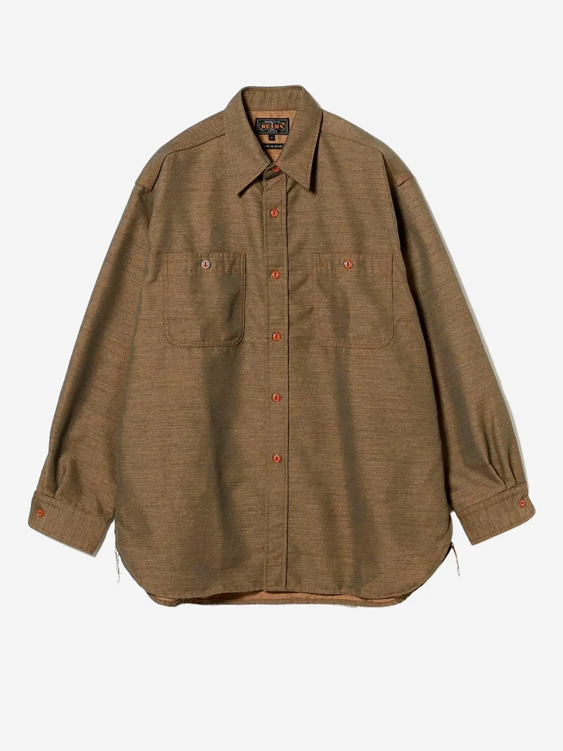 Camicia utility iridescente