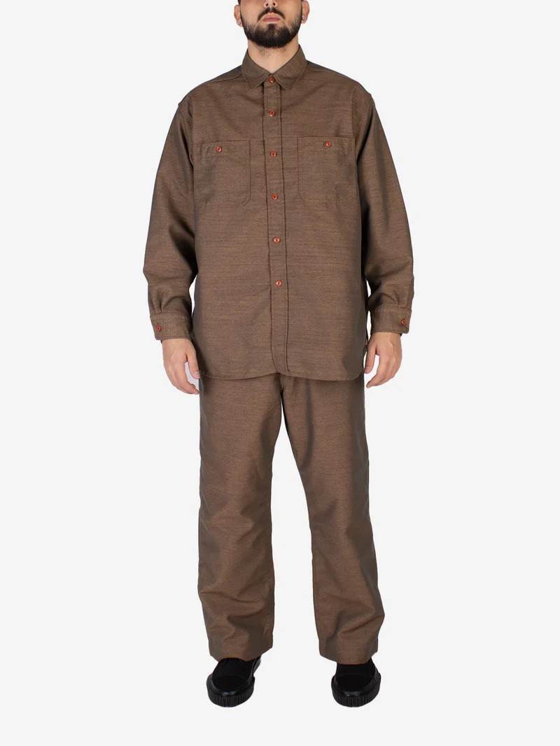 Camicia utility iridescente