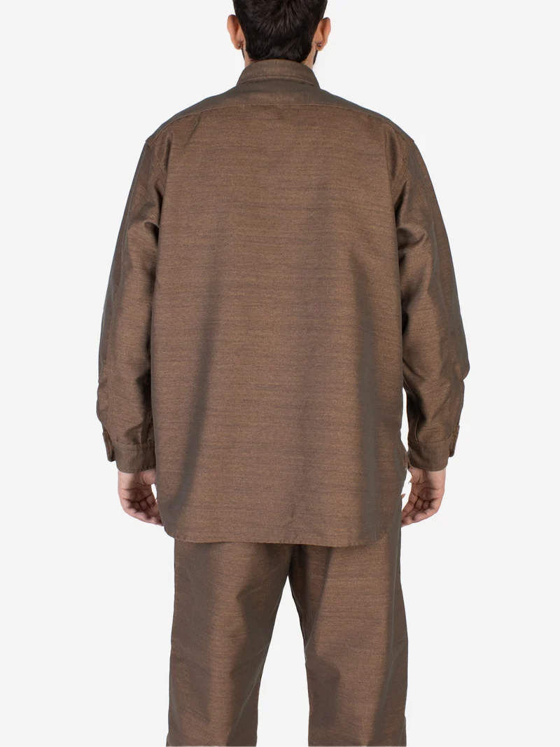 Camicia utility iridescente