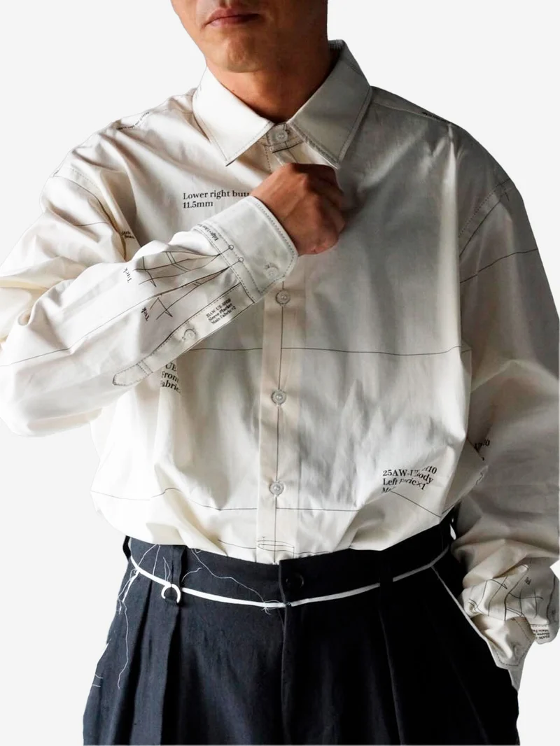Camicia Map-Out avorio