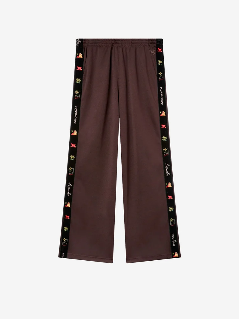 Pantaloni sportivi marroni Paris Texas
